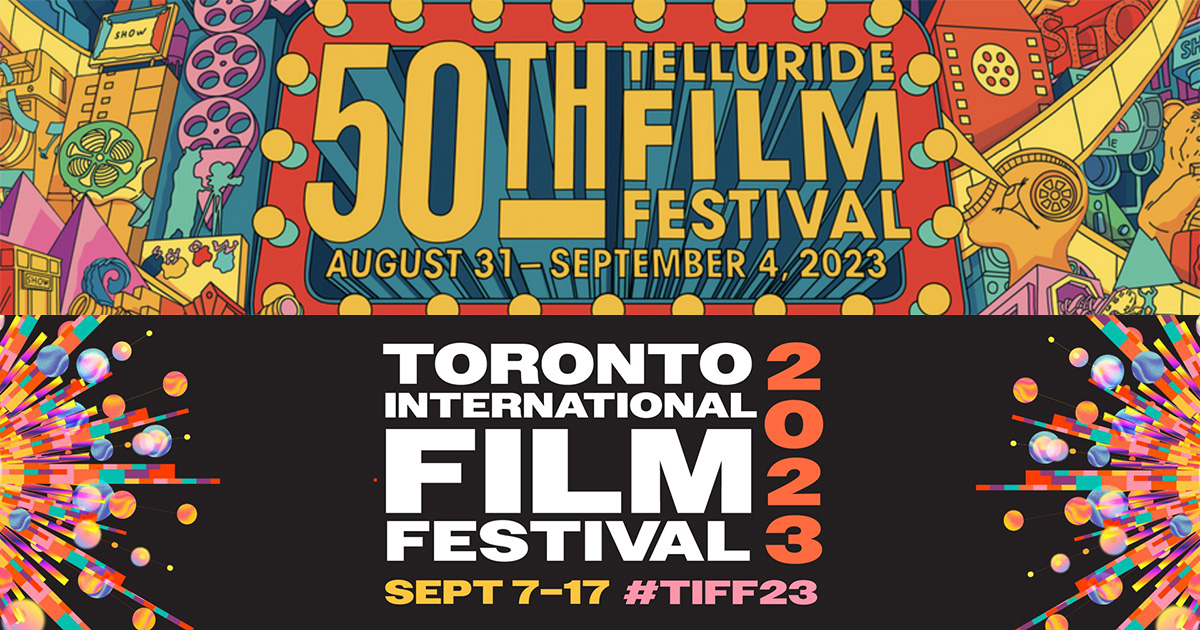 2023 Telluride and Toronto Film Festivals - Social - Showbiz Sandbox ...